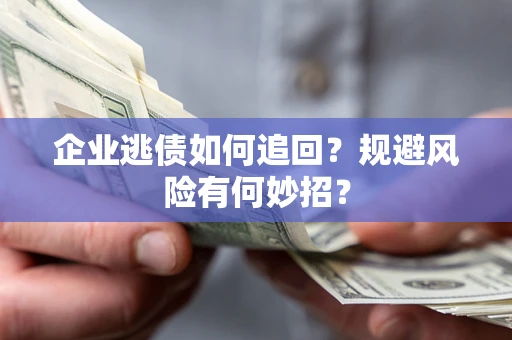 武汉企业逃债如何追回？规避风险有何妙招？