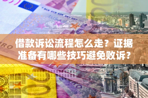 武汉借款诉讼流程怎么走？证据准备有哪些技巧避免败诉？