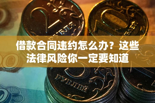 武汉借款合同违约怎么办？这些法律风险你一定要知道
