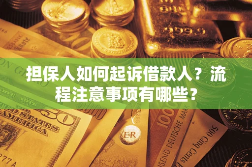 武汉担保人如何起诉借款人？流程注意事项有哪些？